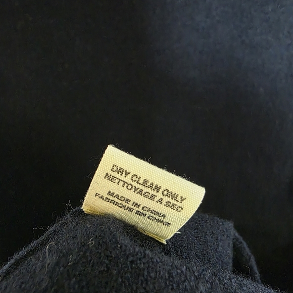 Demylee Womens Navy Blue Wool Blend Sweater Dress Maxi Half Sleeve Size Medium - Picture 6 of 7